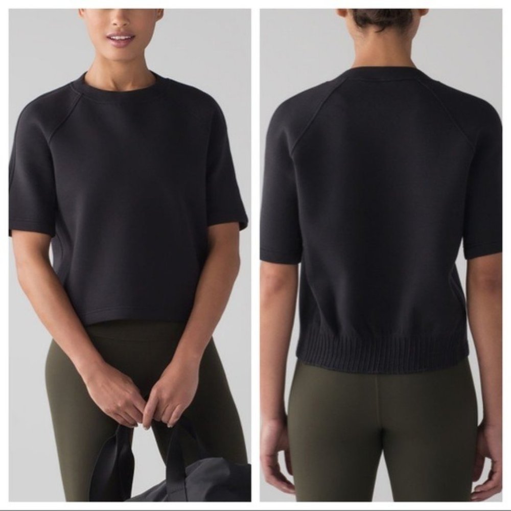 NWT Lululemon NTS Cropped Short Sleeve Top